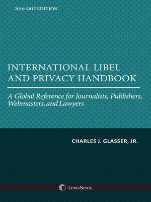 cover image of International Libel and Privacy Handbook